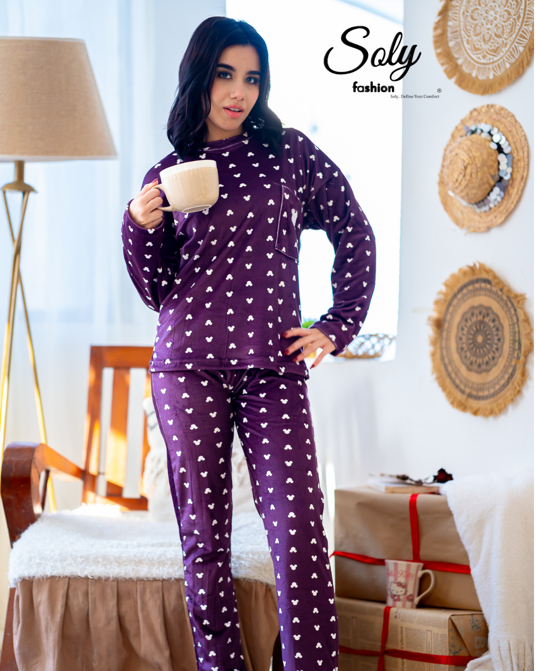 Luxury Imported Velvet Pyjama