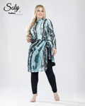 Turquoise Marble 5-Piece Burkini - Luxury Modest Swimsuit