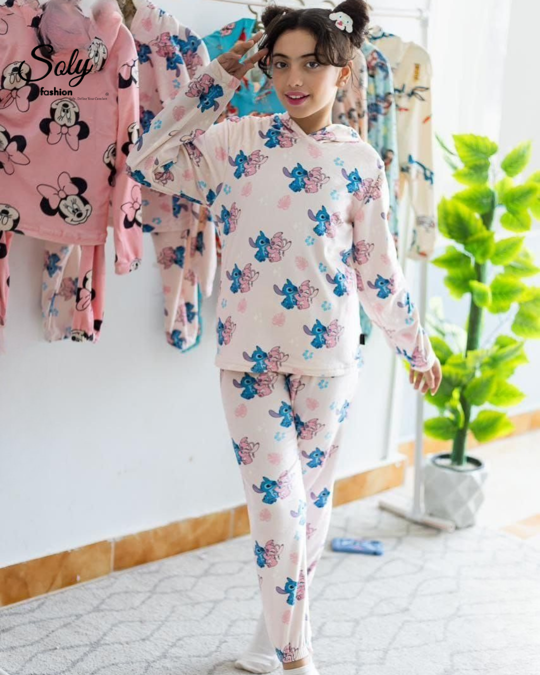 Kids Velvet Winter Pyjama – Soft & Color-Proof Print