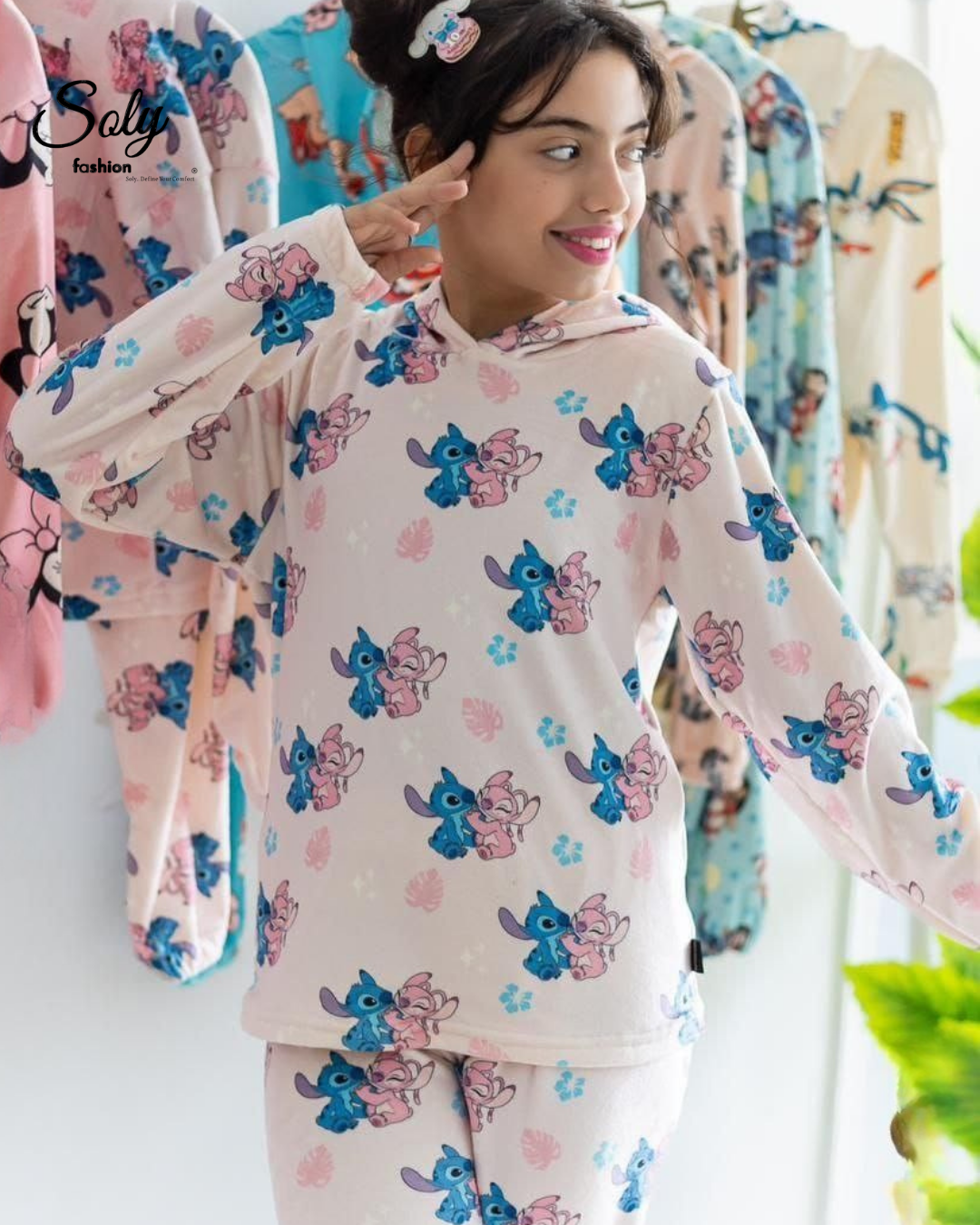 Kids Velvet Winter Pyjama – Soft & Color-Proof Print