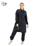 Active Sporty Burkini - Black Modest Swimwear