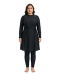 Premium Plus Size Burkini – Solid 3-Piece Set