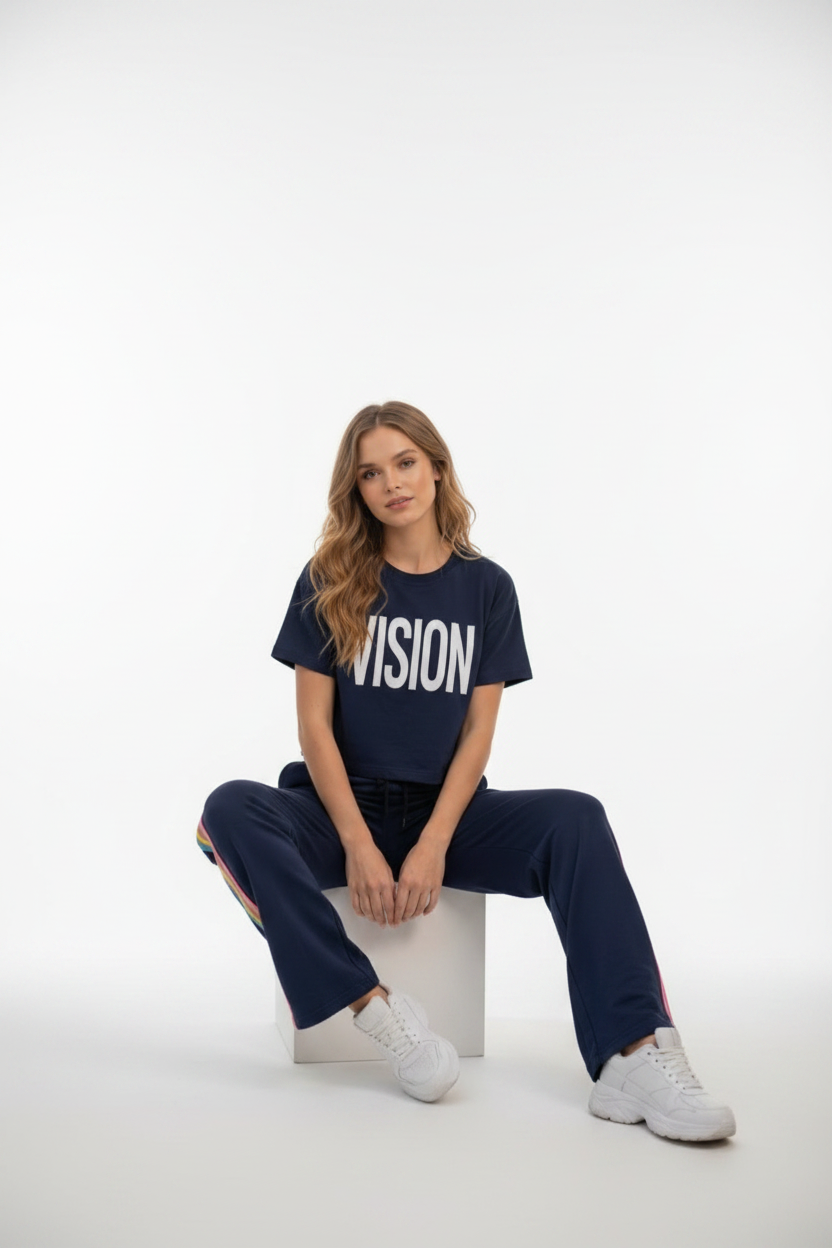 Trendy Wide Leg Girls Set