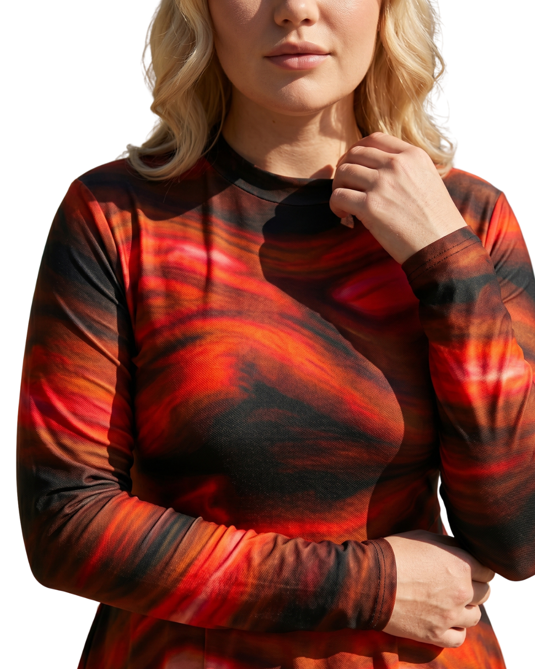 Tie-Dye 3-Piece Burkini – Plus Size