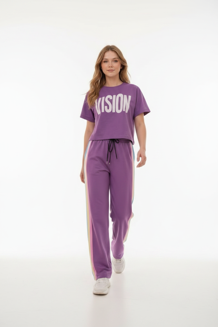Trendy Wide Leg Girls Set