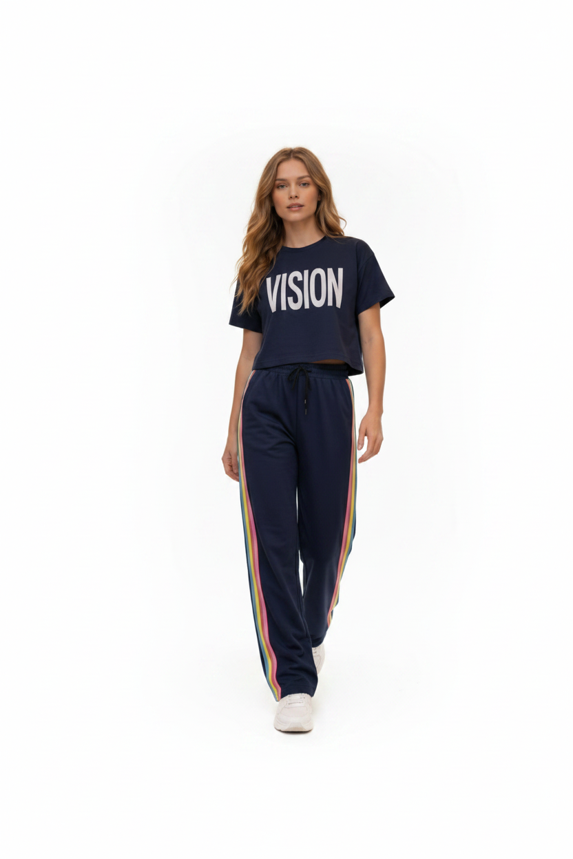 Trendy Wide Leg Girls Set