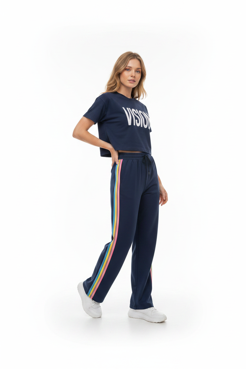 Trendy Wide Leg Girls Set