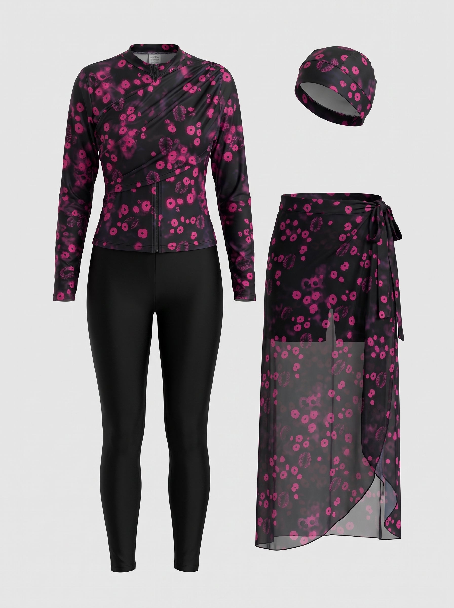Premium 4-Piece Modest Burkini Set