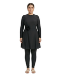 Premium Plus Size Burkini – Solid 3-Piece Set