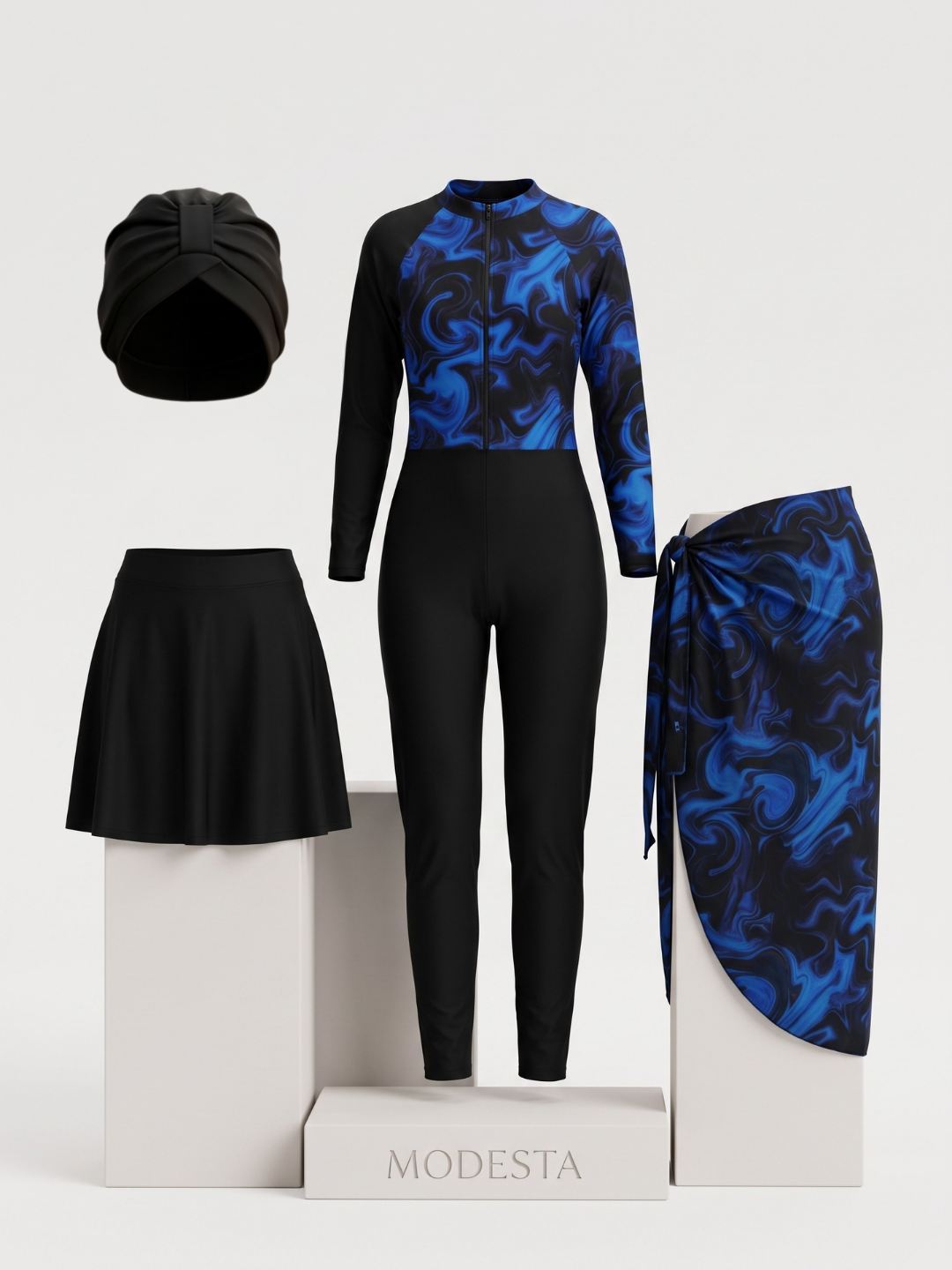 Premium 4-Piece Modest Burkini Set